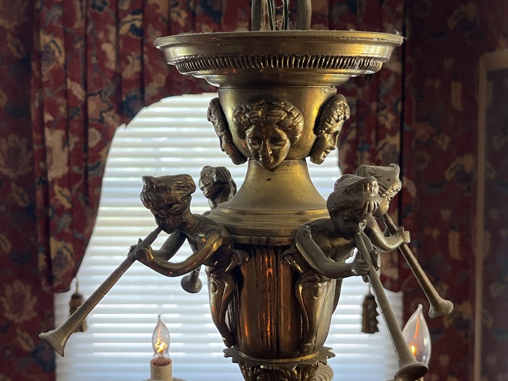 French Bronze Chandelier